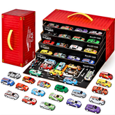 48 PCS Die Cast Cars Set with Storage Case