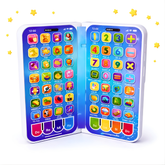 Foldable Kids Learning Phone Toy with 92 Interactive Keys