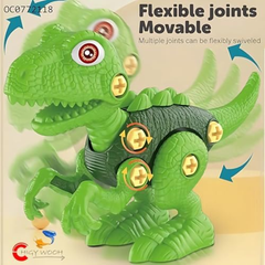 Diy Dinosaur Toy Figure (Pack of 4)