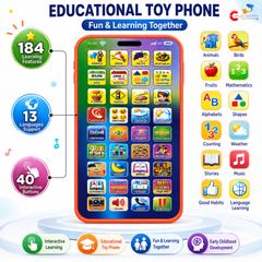 Learning Toy 40 Buttons Phone for Kids