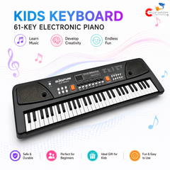 61 Keys Musical Keyboard Piano With Mic