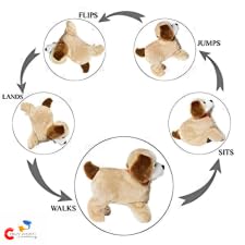 Jumping, Walking and Barking Dog Soft Toy