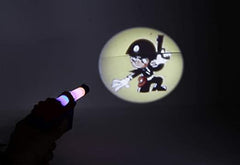 Chigy Wooh Projector Toy Gun with Realistic Sound, Telescope and Light Effect | Musical Toy Gun for Kids, Assorted Colour