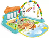 Chigy Wooh Kick and Play Musical Keyboard Mat Piano Baby Gym and Fitness Rack Baby Play Mat Gym & Fitness Rack with Hanging Rattles Lights & Musical Keyboard Mat Piano for Baby Boy & Girls