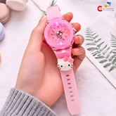 Pink Kitty Watch for Kids