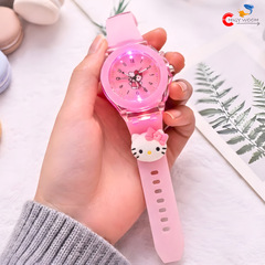 Pink Kitty Watch for Kids