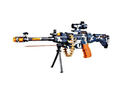 Chigy Wooh Musical Army Style Toy Gun For Kids With Music AndLaser Light Machine Gun Toy for Kids with Powerful Vibration System Pubg Gun for Kids