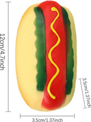 Hotdog Decompress and Stress Stretch Toy Slow Rising Squishy Squeeze Soft Stress Relief Toys for Kids