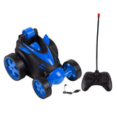 Chigy Wooh Mini Stunt Remote Control Rechargeable Car Toy for Kids - 360 Degree Spinning (Multicolor)