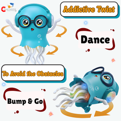 Dancing Jellyfish LED Musical Toy – Bump & Go