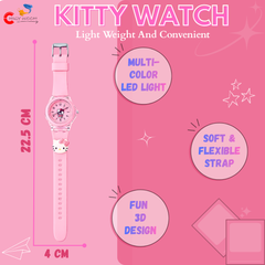 Pink Kitty Watch for Kids