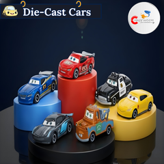 Mini McQueen Cars (Pack of 6)