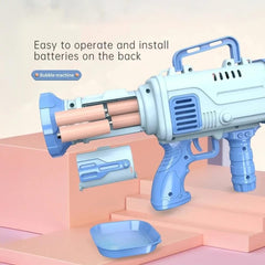 Bubble Gun for Kids 32 Holes Bubble Maker