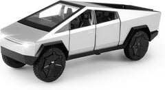 Tesla Cyber Truck Model Car Metal Pull Back Toy car with Openable Doors & Light sound Toys for Kids