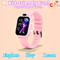 Kids Smart Touch Game Watch (Pink)