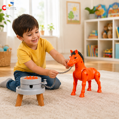 Moving Chain Horse Toy