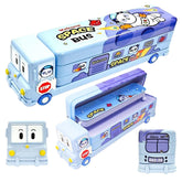 Pencil Box for Boys -Pack of 1 School Bus Pencil Box