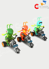 Insect Bike Figurines – Educational Bug Action Toy Set for Kids
