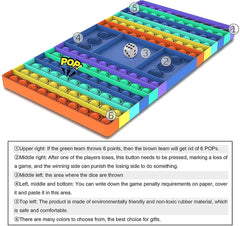 Pop It Game Board Big Size Multiplayer Game Pop