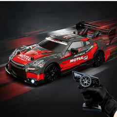 Chigy Wooh Remote Control Super GT Drift Car Scale 1:16 High Speed 4WD 2.4GHz Racing Car with LED Lights, Drifting & Racing Tires Sport Toy for Boys & Girls