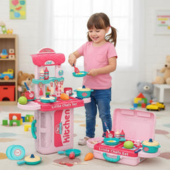 Kitchen Play Set for Girls Pretend to Play