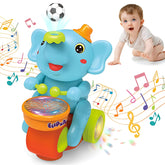 Musical Walking Elephant Drummer Toy
