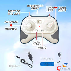 Remote Control Drift Stunt Car 360 Degree Drift Car Left Right Rotation for kids