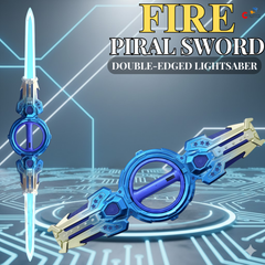 Fire Piral Sword – Double-Edged Rotating LED Lightsaber