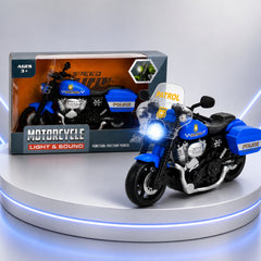 Police Patrol Motorcycle Toy