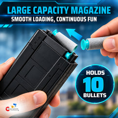 Realistic Storm Shooting Soft Bullet Gun Toy with Scope