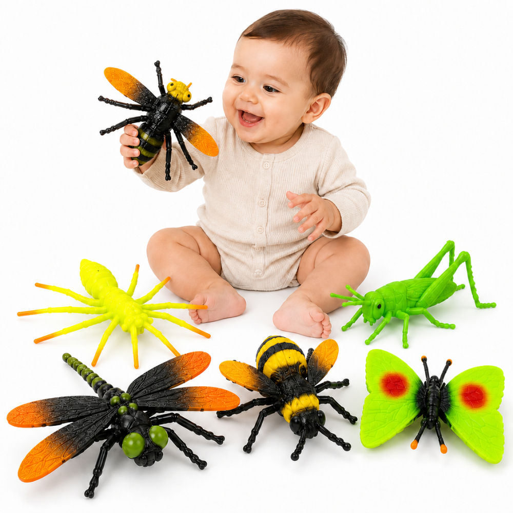 Mystical Insects Toy Set (Pack Of 6)
