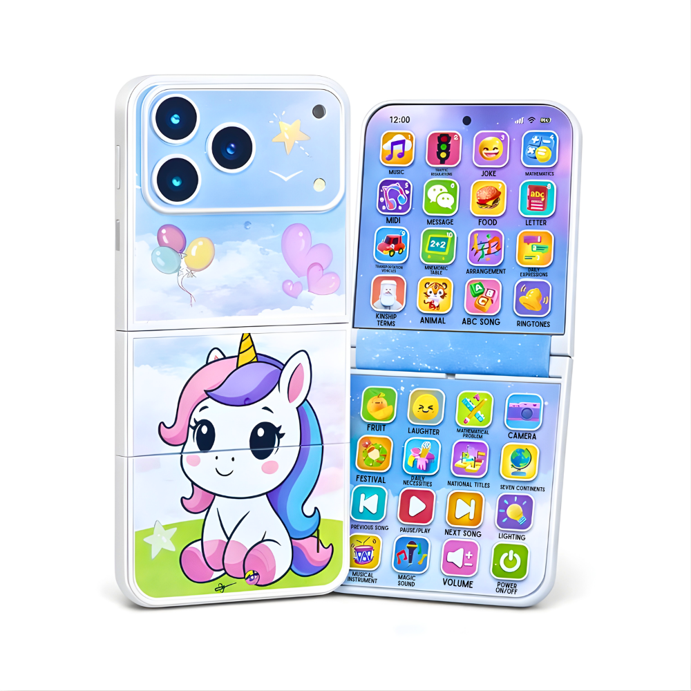 Flippable Learning Phone Toy with 32 Keys