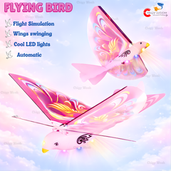 LED Flying Bird Toy with Flapping Wings