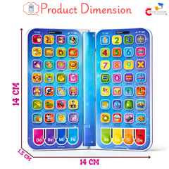 Foldable Kids Learning Phone Toy with 92 Interactive Keys