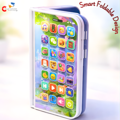 Foldable Kids Learning Phone Toy with 92 Interactive Keys