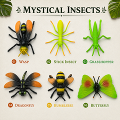 Mystical Insects Toy Set (Pack Of 6)