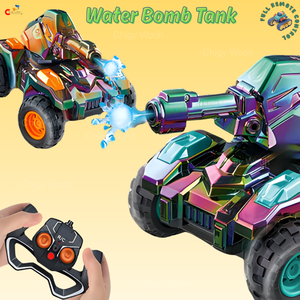 Remote Control Colorful Water Balls Toy Tank Car