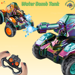 Remote Control Colorful Water Balls Toy Tank Car