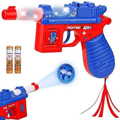 Chigy Wooh Projector Toy Gun with Realistic Sound, Telescope and Light Effect | Musical Toy Gun for Kids, Assorted Colour