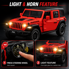 Jeep 1:24 Die Cast Car Toy