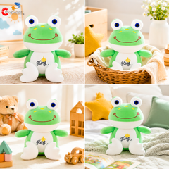 King Frog Plush Soft Toy