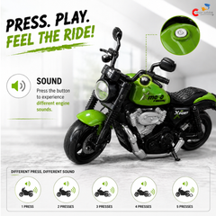 Moto Motorcycle Die-Cast Bike Pull-Back Action