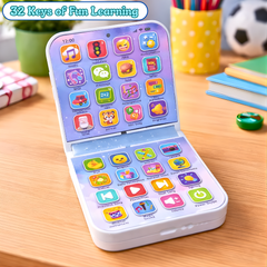 Flippable Learning Phone Toy with 32 Keys