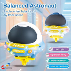 Chigy Wooh Unicycle Astronaut Tightrope Walker Balancing Toy with Light & Music for Kids Developmental Baby Toys Best Gift for Boys & Girls