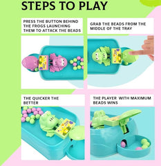 Baby Hungry Frog Eat Beans Game-