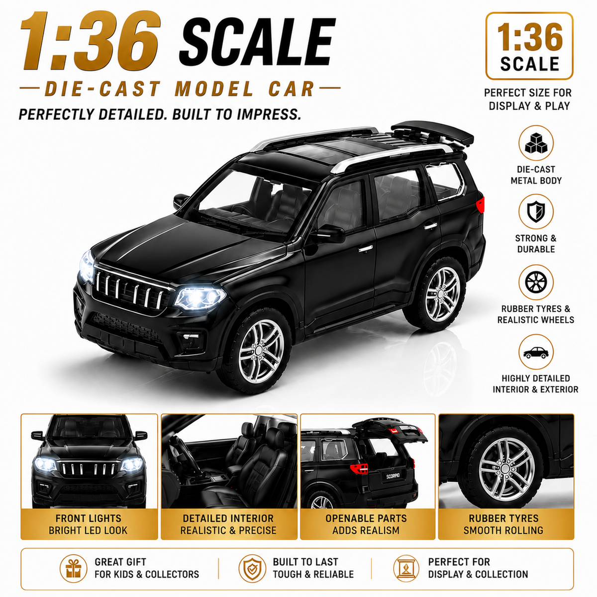 Scorpio 1:36 Die-Cast Car