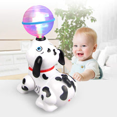Chigy Wooh Dancing Dog with Music Flashing Lights For Kids