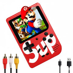 Chigy Wooh Handheld 400 in 1 Games Box with TV Output & with Gaming Console Rechargeable Video Game for Kids
