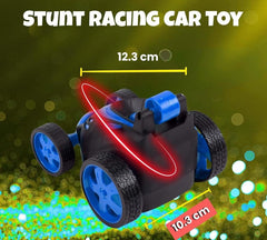 Chigy Wooh Mini Stunt Remote Control Rechargeable Car Toy for Kids - 360 Degree Spinning (Multicolor)