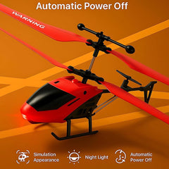 Remote Control Helicopter with Hand Gravity Sensor, 3D Light & Safety Sensor for Kids